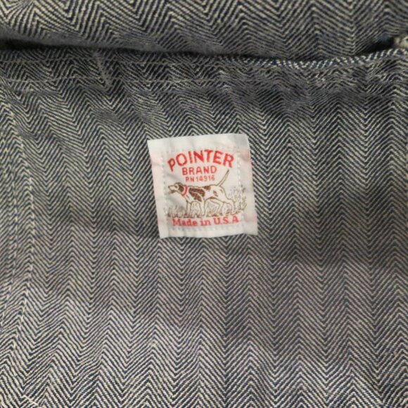 pointer brand blanket lined fisher stripe jacket mens xl - Picture 3 of 5